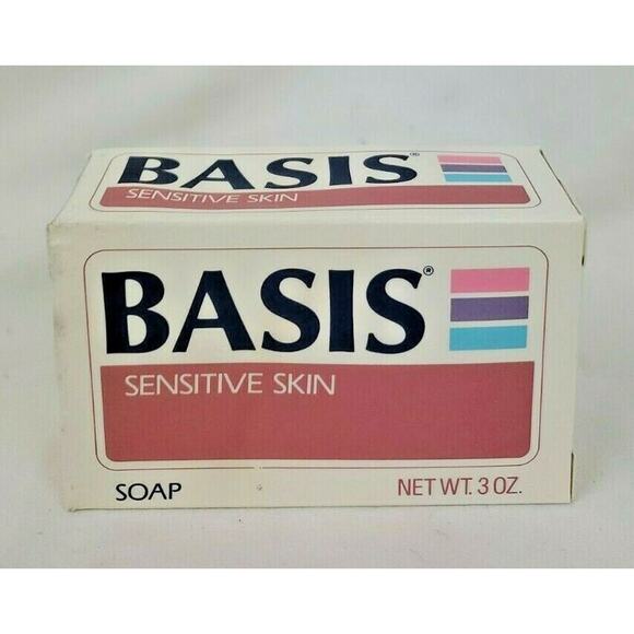 Lot Of 3 Vintage Basis Sensitive Skin 3 Oz Bars Mild Facial Cleanser - Picture 2 of 4